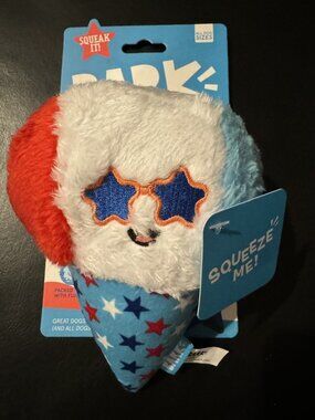Bark Yankle Doodle Dogs Liberty Cone Dog Toy NEW